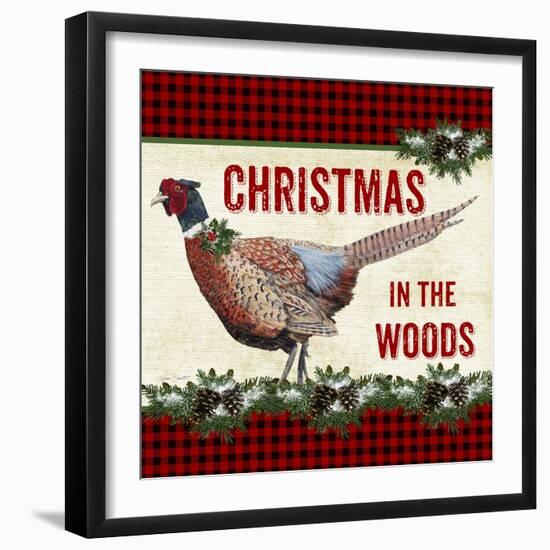 JP3676-Christmas In The Woods-Jean Plout-Framed Giclee Print