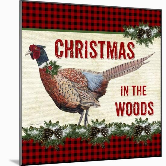 JP3676-Christmas In The Woods-Jean Plout-Mounted Giclee Print