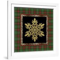 JP3690-Rustic Snowflakes-Jean Plout-Framed Giclee Print