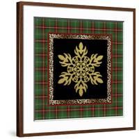 JP3690-Rustic Snowflakes-Jean Plout-Framed Giclee Print