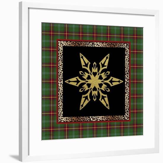 JP3691-Rustic Snowflakes-Jean Plout-Framed Giclee Print