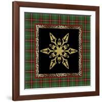 JP3691-Rustic Snowflakes-Jean Plout-Framed Giclee Print