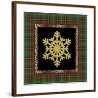JP3692-Rustic Snowflakes-Jean Plout-Framed Giclee Print