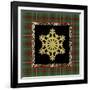 JP3692-Rustic Snowflakes-Jean Plout-Framed Giclee Print