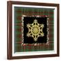 JP3692-Rustic Snowflakes-Jean Plout-Framed Giclee Print