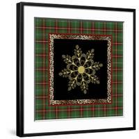 JP3695-Rustic Snowflakest-Jean Plout-Framed Giclee Print