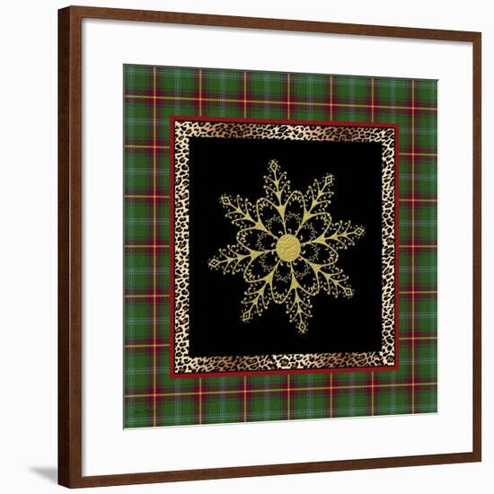 JP3695-Rustic Snowflakest-Jean Plout-Framed Giclee Print