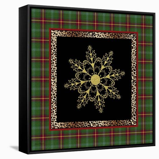 JP3695-Rustic Snowflakest-Jean Plout-Framed Stretched Canvas