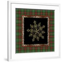 JP3696-Rustic Snowflakes-Jean Plout-Framed Giclee Print