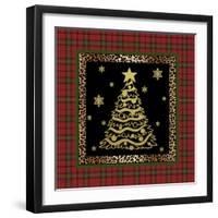 JP3697-Rustic Christmastif-Jean Plout-Framed Giclee Print