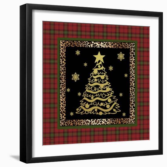 JP3697-Rustic Christmastif-Jean Plout-Framed Giclee Print