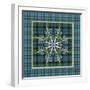 JP3704-Plaid Snowflakes-Jean Plout-Framed Giclee Print