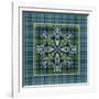 JP3705-Plaid Snowflakes-Jean Plout-Framed Giclee Print