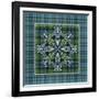 JP3705-Plaid Snowflakes-Jean Plout-Framed Giclee Print