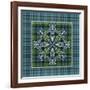 JP3705-Plaid Snowflakes-Jean Plout-Framed Giclee Print