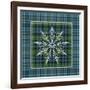 JP3706-Plaid Snowflakes-Jean Plout-Framed Giclee Print