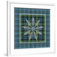 JP3706-Plaid Snowflakes-Jean Plout-Framed Giclee Print