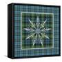 JP3706-Plaid Snowflakes-Jean Plout-Framed Stretched Canvas