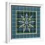 JP3706-Plaid Snowflakes-Jean Plout-Framed Giclee Print