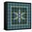 JP3707-Plaid Snowflakes-Jean Plout-Framed Stretched Canvas