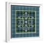 JP3708-Plaid Snowflakes-Jean Plout-Framed Giclee Print