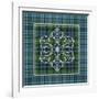 JP3708-Plaid Snowflakes-Jean Plout-Framed Giclee Print