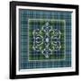 JP3708-Plaid Snowflakes-Jean Plout-Framed Giclee Print