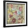 JP3726-Vintage Rose-Jean Plout-Framed Giclee Print