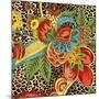 JP3729-Floral Leopard-Jean Plout-Mounted Giclee Print