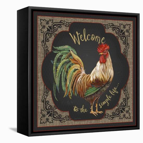 JP3766-Country Kitchen-Jean Plout-Framed Stretched Canvas