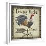 JP3771-Rustic Rooster-Jean Plout-Framed Giclee Print