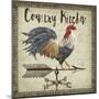 JP3771-Rustic Rooster-Jean Plout-Mounted Giclee Print