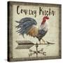 JP3771-Rustic Rooster-Jean Plout-Stretched Canvas