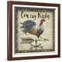 JP3771-Rustic Rooster-Jean Plout-Framed Giclee Print