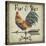 JP3772-Rustic Rooster-Jean Plout-Stretched Canvas