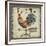 JP3772-Rustic Rooster-Jean Plout-Framed Giclee Print