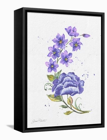 JP3797-Watercolor Flowers-Jean Plout-Framed Stretched Canvas