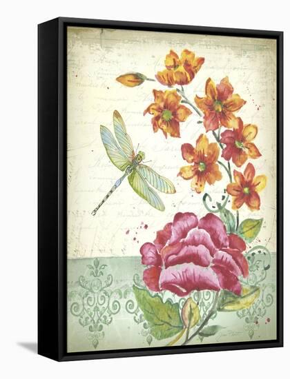 JP3810-Summertime Botanicals-Jean Plout-Framed Stretched Canvas