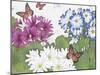 JP3832-Florals And Butterflies-Jean Plout-Mounted Giclee Print