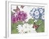 JP3832-Florals And Butterflies-Jean Plout-Framed Giclee Print