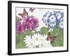 JP3832-Florals And Butterflies-Jean Plout-Framed Giclee Print