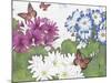 JP3832-Florals And Butterflies-Jean Plout-Mounted Giclee Print