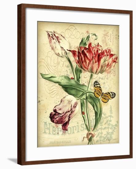 JP3835-French Florals-Jean Plout-Framed Giclee Print