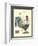 JP3847-Postage Stamp Rooster-Jean Plout-Framed Giclee Print