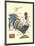 JP3847-Postage Stamp Rooster-Jean Plout-Mounted Giclee Print