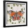 JP3878-No Border-Orange Dream Butterfly-Jean Plout-Framed Giclee Print