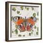 JP3878-No Border-Orange Dream Butterfly-Jean Plout-Framed Giclee Print