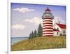 JP3898-Summer Lighthouse-Jean Plout-Framed Giclee Print
