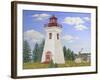 JP3899-Summer Lighthouse-Jean Plout-Framed Giclee Print