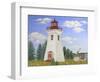 JP3899-Summer Lighthouse-Jean Plout-Framed Giclee Print